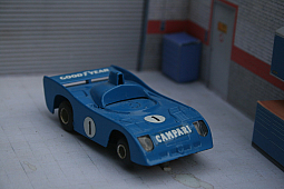 Slotcars66 Alfa Romeo 33TT12 1/43rd scale Policar slot car blue #1 